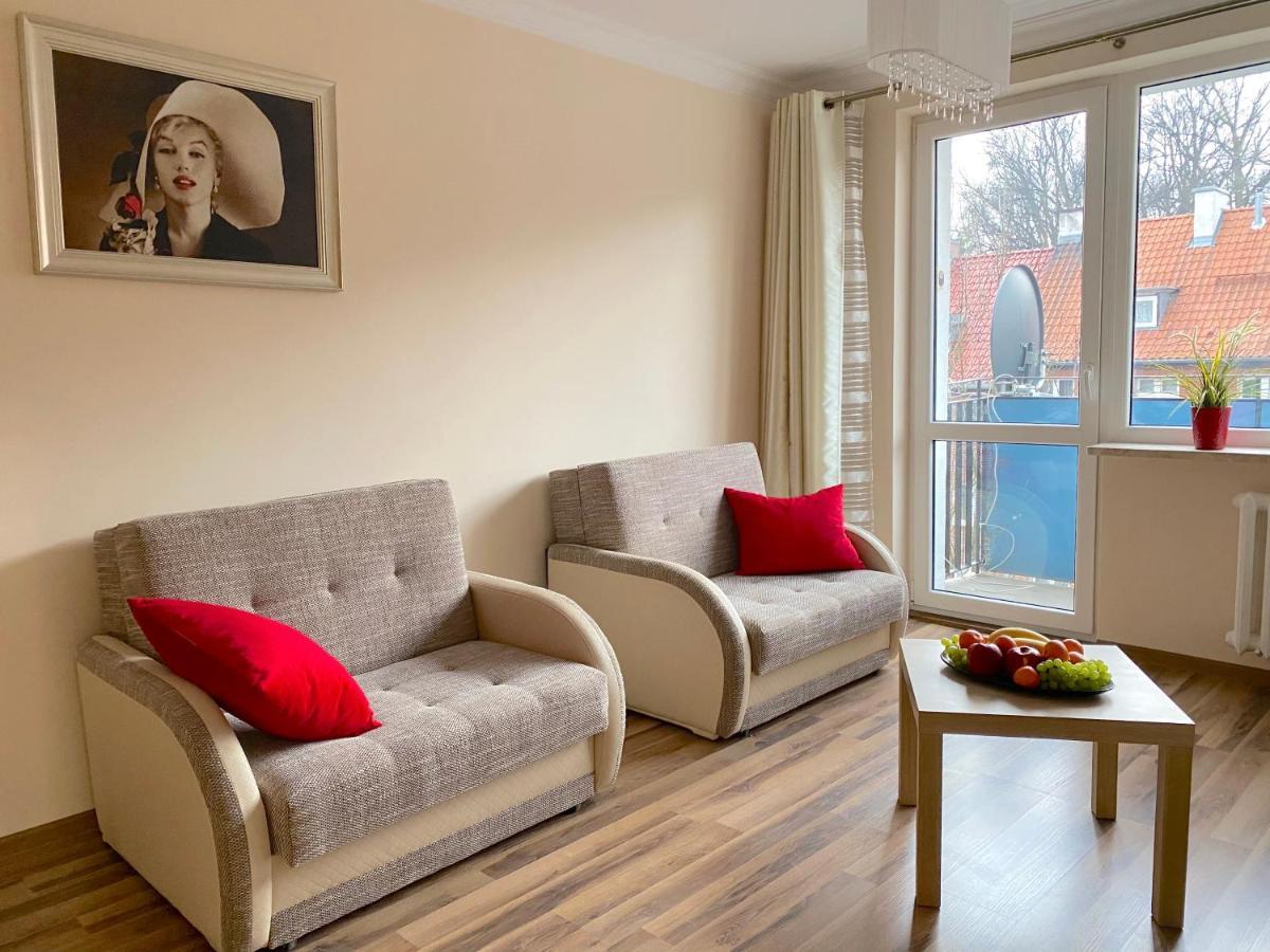 Swish Apartment -10 Min To Old Town Gdansk,Pkp & Shopping Mall Luaran gambar